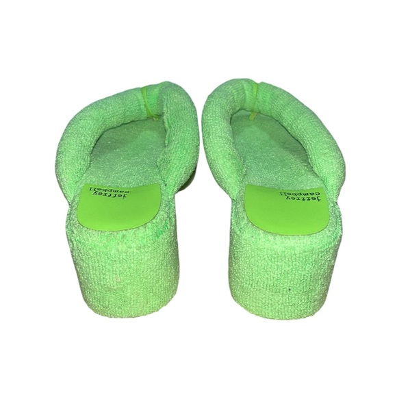 Jeffrey Campbell Y2K Luau Platform Flip Flop Green size 7 - Picture 3 of 5